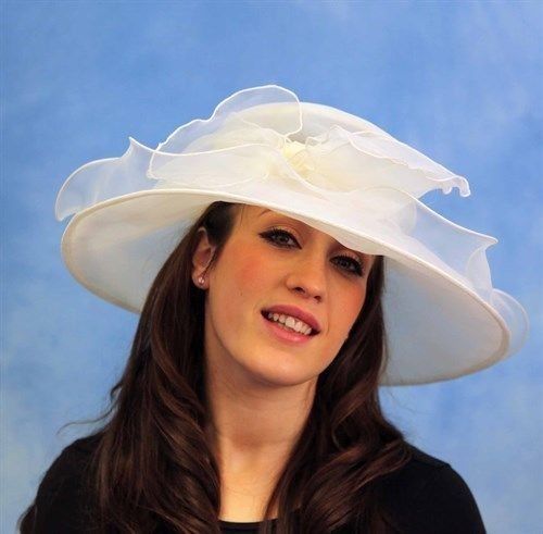 crushable organza hats