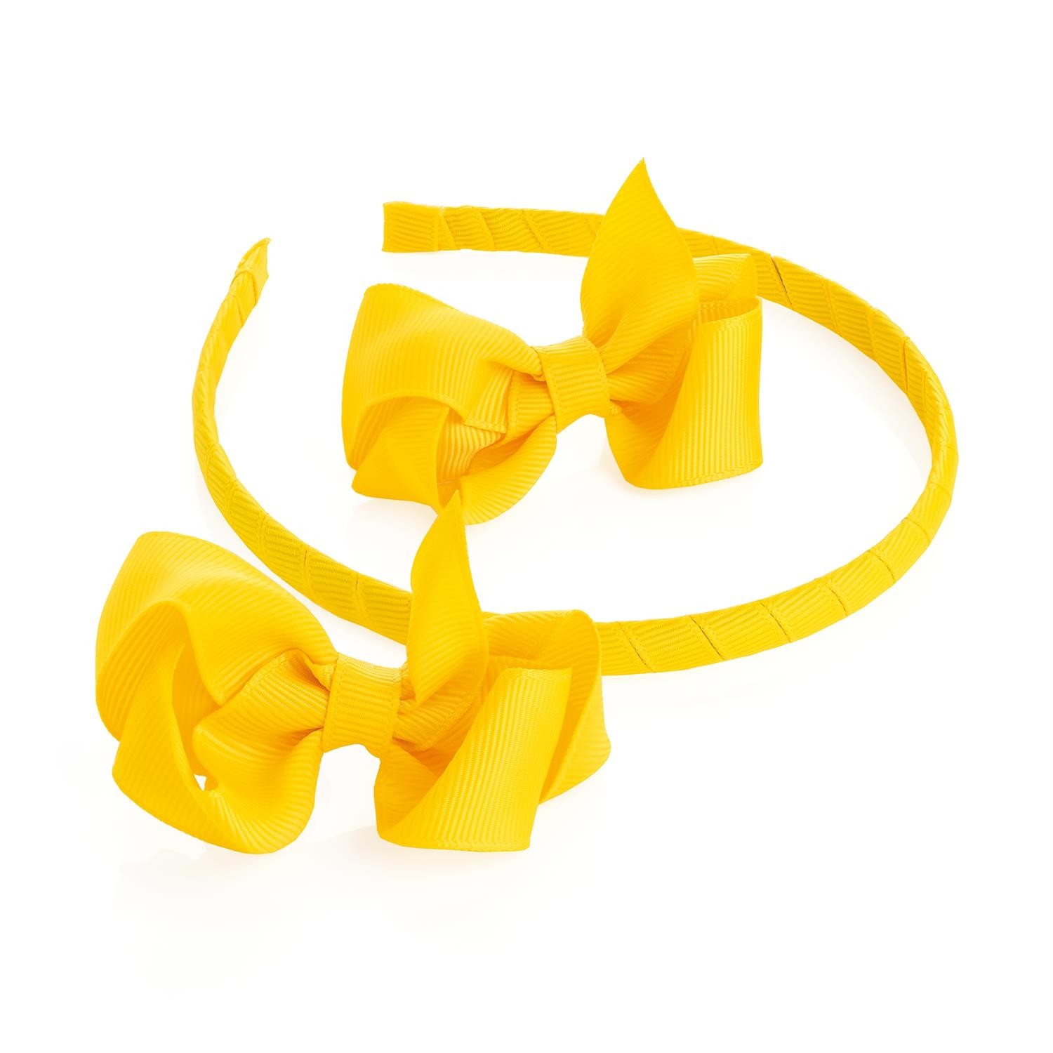 yellow hair accessories